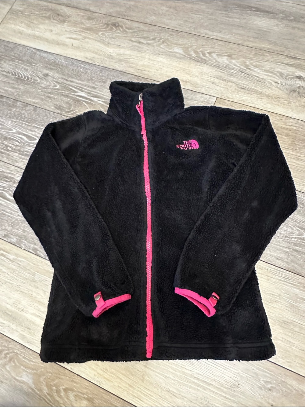The North Face Girls Osito Black Fleece Jacket